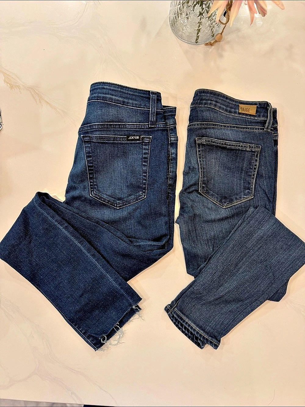 Paige Verdugo Crop Straight Leg Jeans and pair of Joes Waist 27 (2 pairs of jean
